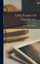 Epigrams of Thoreau.