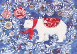Festive Polar Bear Deluxe Boxed Holiday Cards