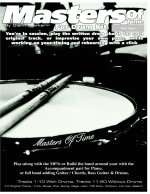 Masters of Time: For Drum Kit: 10 Original Tracks: Funk, Blues, Pop, Swing, Rega, Latin, 7/8 Rock, Motown, Hip Hop, Ballard