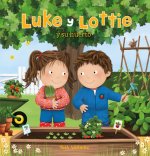 Luke y Lottie y su huerto de vegetales