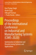 Proceedings of the International Conference on Industrial and Manufacturing Systems (Cims-2020): Optimization in Industrial and Manufacturing Systems