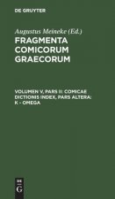 Comicae dictionis index, Pars Altera