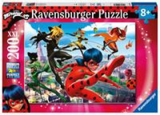 Ravensburger Puzzle 12998 - Superhelden-Power - 200 Teile XXL Miraculous Puzzle für Kinder ab 8 Jahren