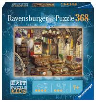 Ravensburger EXIT Puzzle Kids - In der Zauberschule - 368 Teile Puzzle fďż˝r Kinder ab 9 Jahren