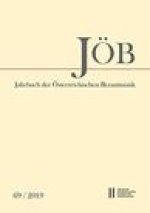 Jahrbuch Der Osterreichischen Byzantinistik / Jahrbuch Der Osterreichischen Byzantinistik 69/2019