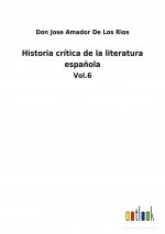 Historia critica de la literatura espanola