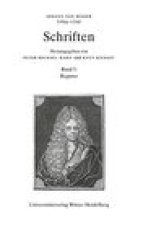 Johann Von Besser (1654-1729): Schriften / Band 5: Bd 5: Register
