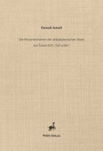 Die Personennamen Der Altbabylonischen Texte Aus Subat-Enlil 'Tall Leilan'