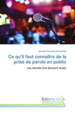 Ce qu'il faut connaitre de la prise de parole en public