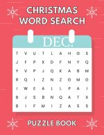 Christmas Word Search Puzzle Book: For Children And Adults Large Print Great For Gift