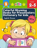 Colorful Rhyming Books for Preschoolers Dictionary for kids English Korean