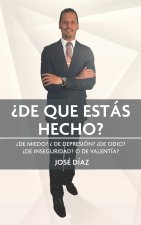 ?de Que Estás Hecho?: ?DE MIEDO? ?DE DEPRESIÓN? ?DE INSEGURIDAD? ?DE ODIO? o DE VALENTÍA?