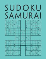 Sudoku Samurai: 200 Sudokus - Da facile a difficile - Gioco di logica - Sudoku per adulti - Enigmistica con soluzioni - Giochi e passa