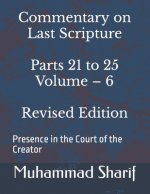 Commentary on Last Scripture Volume - 6: Golden Words