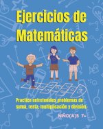 Ejercicios de Matematicas para ninos y ninas 7+