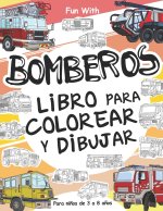 Bomberos Libros Para Colorear y Dibujar para Ninos de 3 a 8 anos