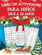 Libro de actividades para Ni?os de 8 a 12 a?os: 200 Sudoku y Sopa de letras con Soluciones - Entrena la Memoria y la Lógica (Edición navide?a)