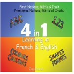 4 in 1 Learning, French and English, 4 books in 1