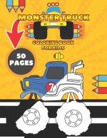 Monster Truck Coloring Book For Kids