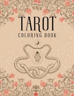 Tarot Coloring Book: Magic Witch Cards Shadows Coloring Book