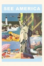 Vintage Journal Travel Poster for the United States