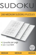 200 Medium Sudoku Puzzles