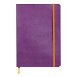 Rhodiarama flexibles Notizbuch A5 80 Blatt Dot-Lineatur, violett 90g, mit Gummizugverschluss