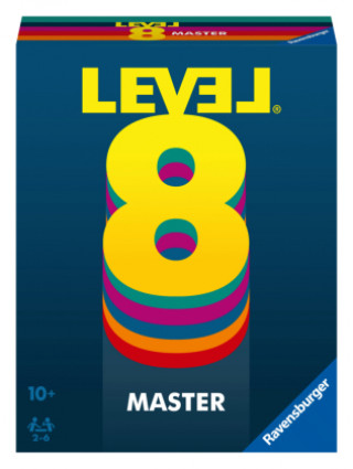 Ravensburger 20868 - Level 8 Master, Die Master Version des beliebten Kartenspiels für 2-6 Spieler ab 10 Jahren / Familienspiel / Reisespiel / Perfekt
