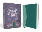 Niv, Beautiful Word Bible, Updated Edition, Peel/Stick Bible Tabs, Leathersoft, Teal, Red Letter, Comfort Print: 600+ Full-Color Illustrated Verses