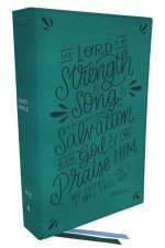 NKJV, Thinline Bible, Verse Art Cover Collection, Leathersoft, Teal, Red Letter, Thumb Indexed, Comfort Print