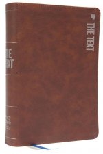TEXT Bible: Uncover the Message Between God, Humanity, and You, NET, Brown Leathersoft, Comfort Print