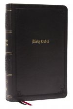 KJV, Personal Size Large Print Single-Column Reference Bible, Leathersoft, Black, Red Letter, Comfort Print