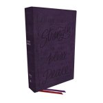 NKJV, Giant Print Center-Column Reference Bible, Verse Art Cover Collection, Leathersoft, Purple, Thumb Indexed, Red Letter, Comfort Print