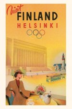 Vintage Journal Travel Poster for Finland