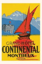 Vintage Journal Montreux, Switzerland Travel Poster