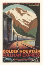 Vintage Journal Swiss Trains Travel Poster
