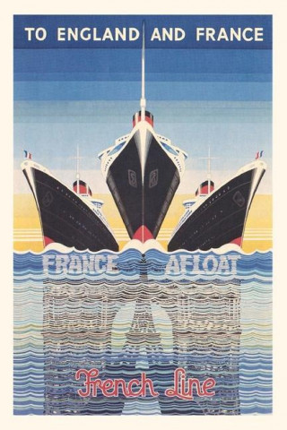 Vintage Journal Poster, to England and France Poster