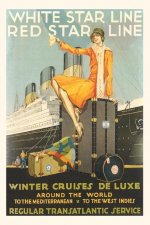 Vintage Journal Ocean Liner Poster