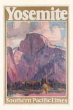 Vintage Journal Travel Poster for Yosemite National Park