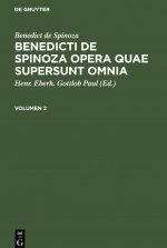 Benedicti de Spinoza Opera quae supersunt omnia