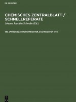 Autorenregister, Sachregister 1968