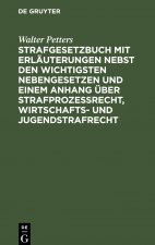 Strafgesetzbuch mit Erlauterungen nebst den wichtigsten Nebengesetzen und einem Anhang uber Strafprozessrecht, Wirtschafts- und Jugendstrafrecht