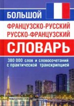 Большой французско-русский русско-французский словарь. 380 тыс.слов и словосочетаний с транскрипцией