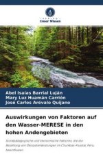 Auswirkungen von Faktoren auf den Wasser-MERESE in den hohen Andengebieten