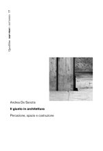 giunto in architettura. Percezione, spazio e costruzione