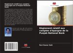 R?glement relatif aux comptes d'épargne de la Punjab National Bank