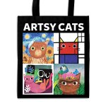 Artsy Cats Reusable Shopping Bag