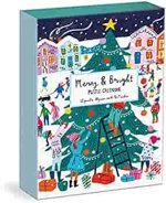 Louise Cunningham Merry and Bright 12 Days of Christmas Advent Puzzle Calendar