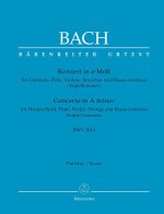 Konzert für Cembalo, Flöte, Violine, Streicher und Basso continuo a-Moll BWV 1044 