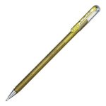 Pero gelové Pentel Hybrid Dual Metallic K110 - zlatá 1mm